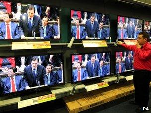 Discounted new TVs on sale