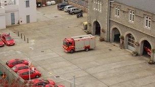 Guernsey Fire and Rescue headquarters in St Peter Port