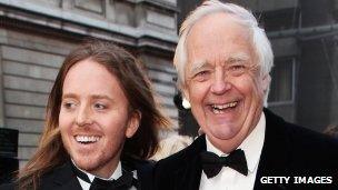 Tim Minchin and Sir Tim Rice