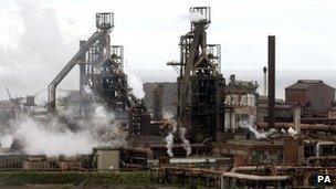 Port Talbot steel works