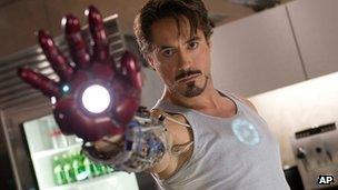 Robert Downey Jr in Iron Man