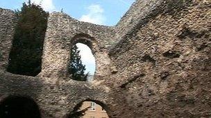 Reading Abbey ruins