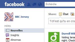 Jerriais Facebook