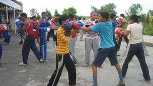 Boxing school in Haryana