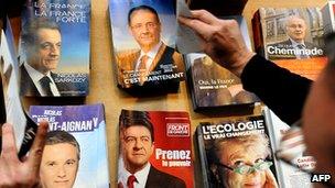 French election leaflets