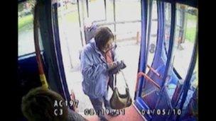 Suzanne Pilley's final bus journey was caught on CCTV