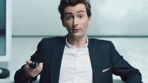 David Tennant in Virgin Media ad