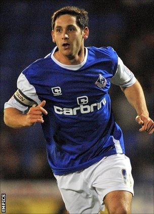 Oldham Athletic captain Dean Furman