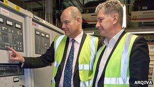 Mark Thompson, Director-General BBC, and John Cresswell, Arqiva CEO,