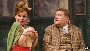 Suzie Toase and James Corden