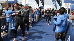 Great East Swim, Alton Water, Suffolk