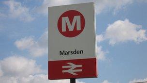 Marsden station in Huddersfield