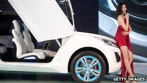 Great Wall's Haval E unveiled at the Beijing motor show 2012