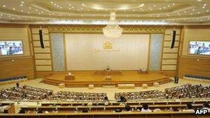 File photo: Union Parliament in Naypyidaw