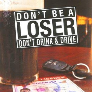 Guernsey Police anti-drink driving campaign poster