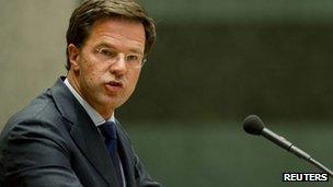 Dutch PM Mark Rutte (24 March 2012)