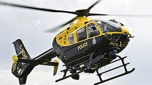 Police helicopter