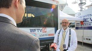 Bill Sheaffer outside court