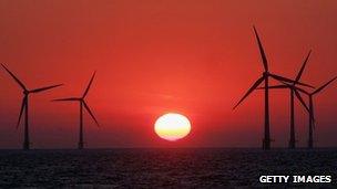 Wind farm off Great Yarmouth