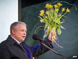 Jaroslaw Kaczynski, leader of the Law and Justice Party