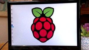 Raspberry Pi desktop screen