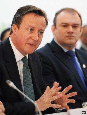 David Cameron and Ed Davey