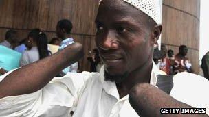 Victim of Sierra Leone rebels