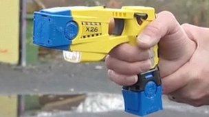 Taser gun