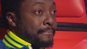 Will.i.am, on The Voice