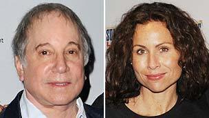 Paul Simon and Minnie Driver