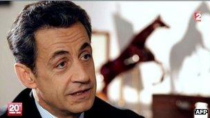 French President Nicolas Sarkozy (29 April 2012)