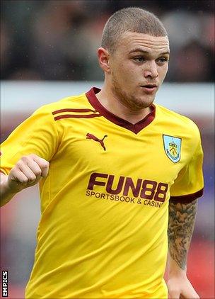 Burnley full-back Kieran Trippier