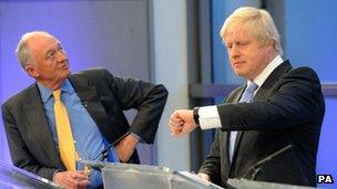 Ken Livingstone and Boris Johnson