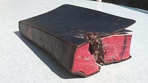 Bible that saved a soldier's life