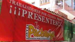 The La Pachanga restaurant supporting May Day