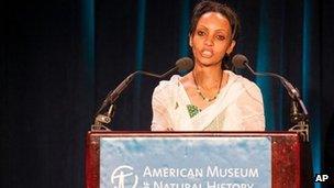 Ethiopian writer Serkalem Fasil, wife of Eskinder Nega