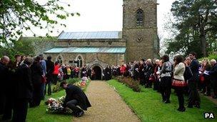 Claire Squires funeral