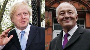 Boris Johnson and Ken Livingstone