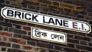 Brick Lane sign