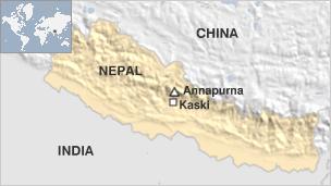 Map of Nepal