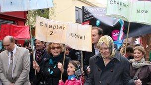 Vanessa Redgrave at Brighton Festival parade