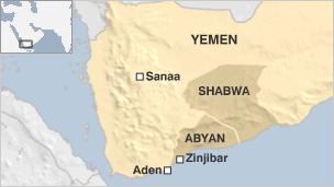 Map of Yemen