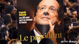 Placard of Francois Hollande