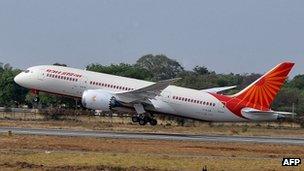 An Air India plane