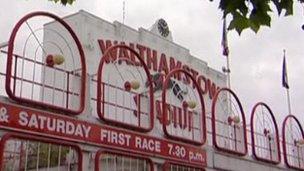 Walthamstow dog track sign