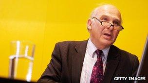 Business Secretary Vince Cable