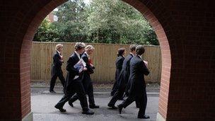 Pupils at Eton College