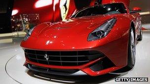 Ferrari at the Auto China motor show