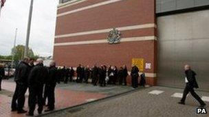 Prison officers at HMP Manchester