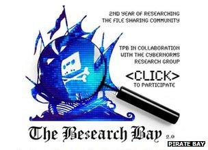 The Pirate Bay screenshot